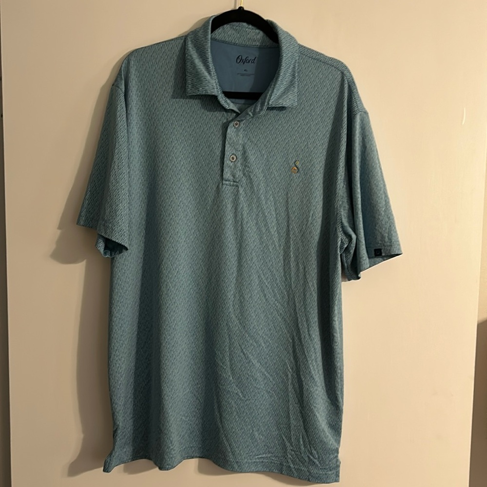 Streamsong logo Oxford golf shirt men’s